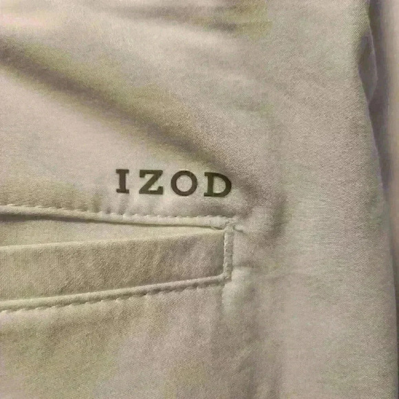 Mens IZOD Golf Shorts Size  44 in white - Picture 3 of 4